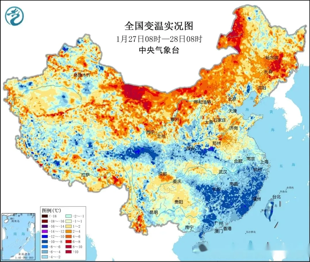 回暖了！全国大部分地区升温迅速