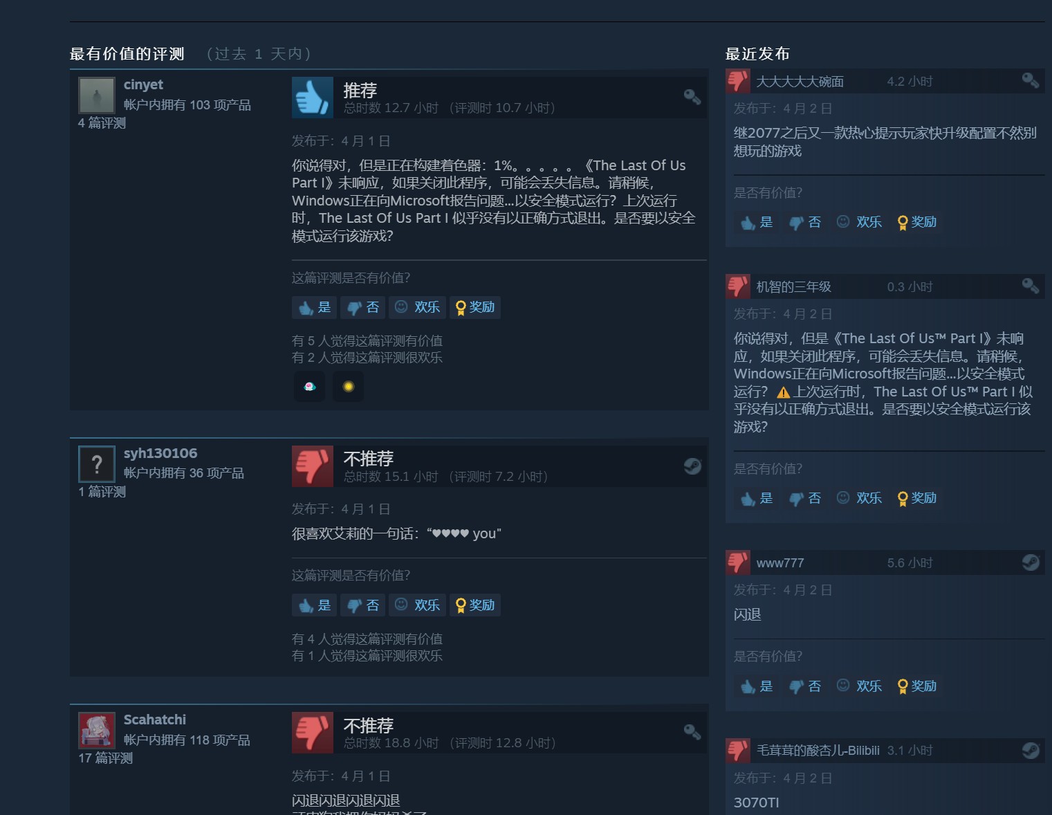 《最后的生还者》PC版奇葩Bug：艾利倒挂旋转